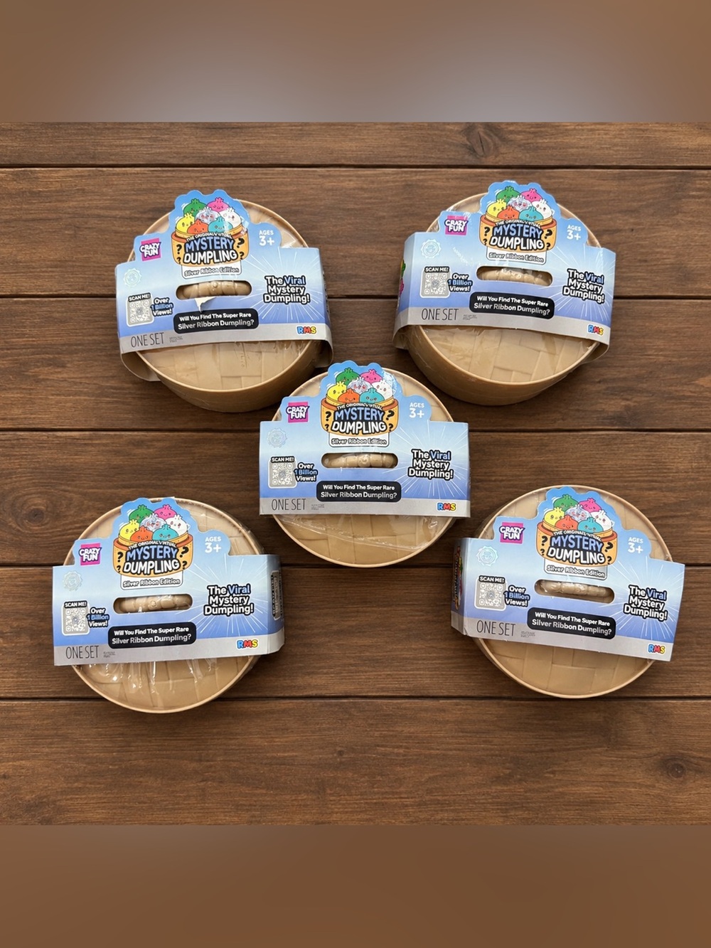 RMS Crazy Fun Mystery Dumpling Silver Ribbon Edition Blind Pack LOT 5